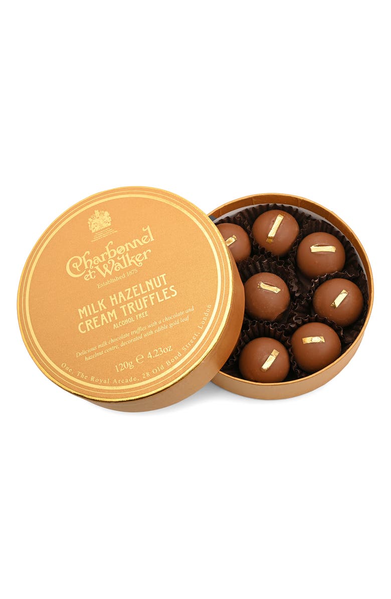 Charbonnel et Walker Milk Chocolate Hazelnut Cream Truffles, Main, color, 