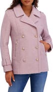 Kensie Bouclé Peacoat