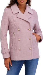 Kensie Bouclé Peacoat