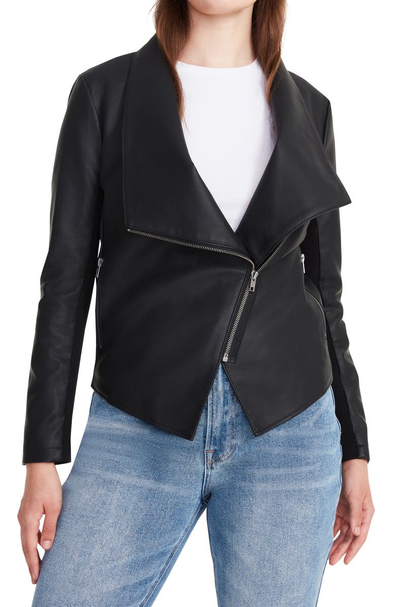 BB Dakota by Steve Madden Gabrielle Faux Leather Jacket, Alternate, color,