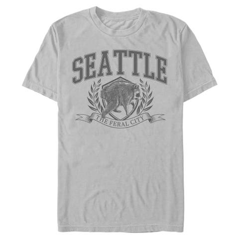 Men's Jimothy the Raccoon Seattle Feral City Short Sleeve T-Shirt