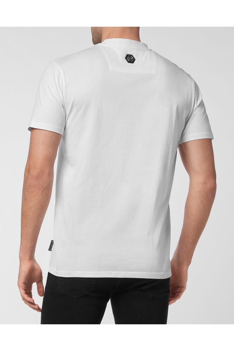 T-Shirt Round Neck Men, Alternate, color, white