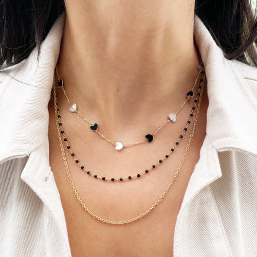 The Lovery Fine Jewelry Textured Link Chain Necklace In Gold