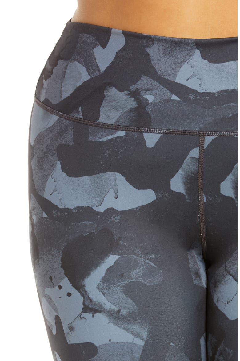 High Waist Studio Lite Ankle Leggings, Alternate, color, BLACK- GREY SHANNO PRINT