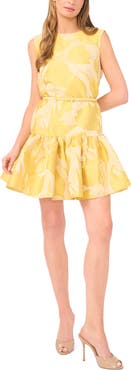 Ted Baker Lola Belted Sleeveless Ruffle Hem Minidress