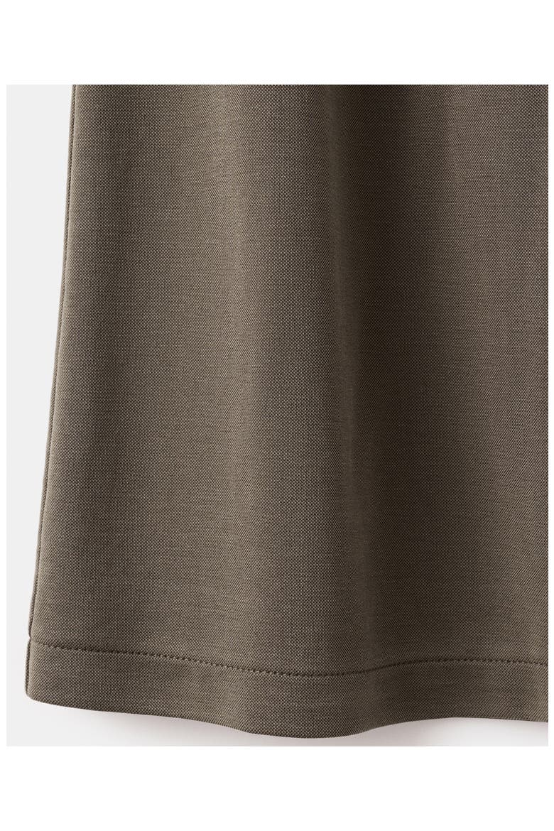 Modal Blend Midi Skirt, Alternate, color, KHAKI GREEN