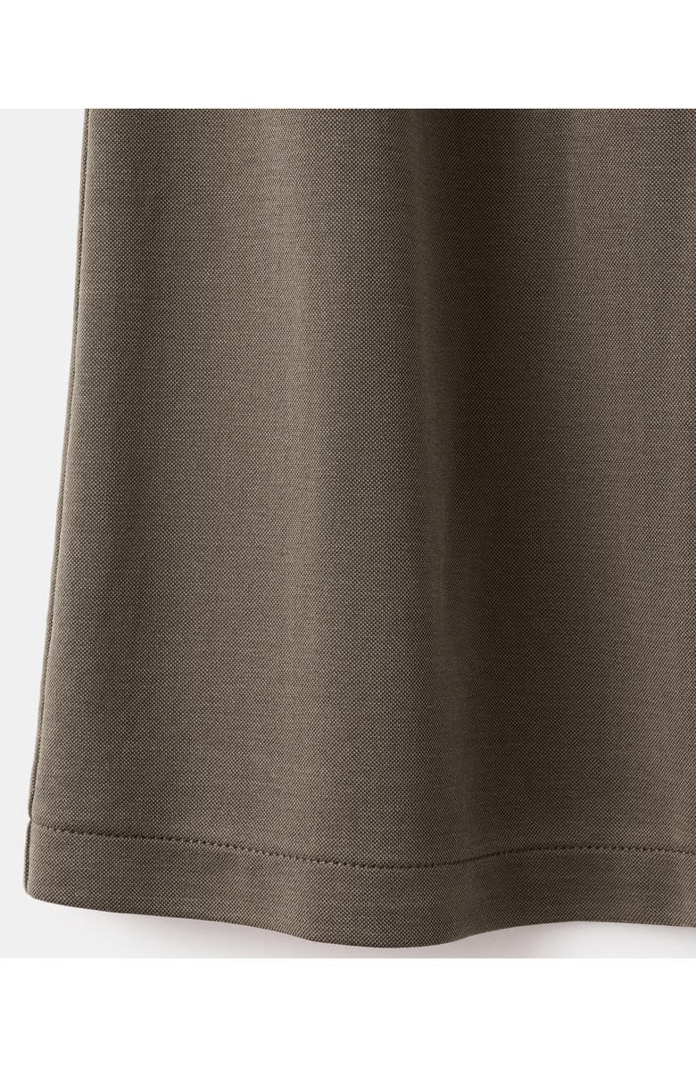 MANGO Modal Blend Midi Skirt, Alternate, color, Khaki Green