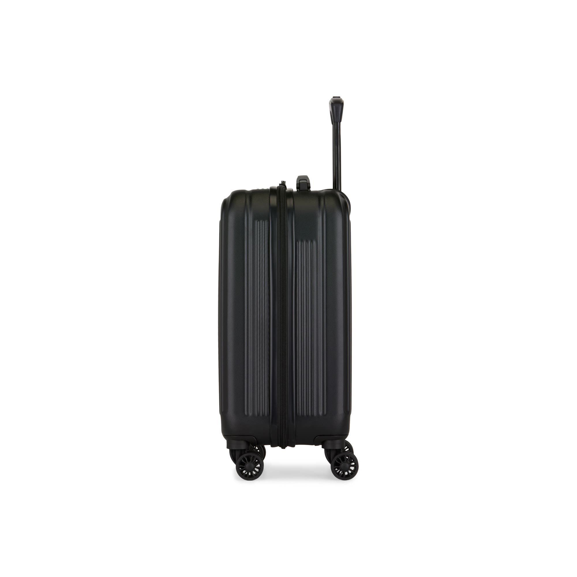 bugatti Singapore Hardside Carry-on Luggage with Double Wheels, Alternate, color, Black