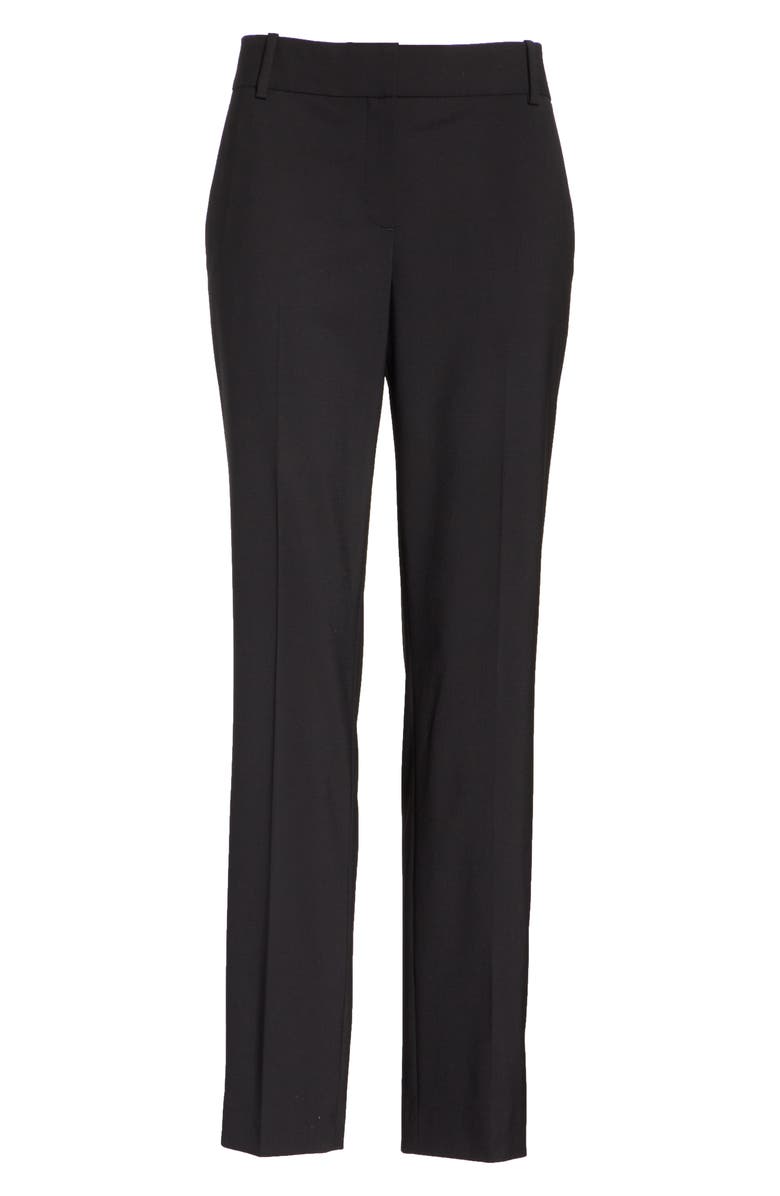 Theory Straight Leg Stretch Wool Trousers, Alternate, color,