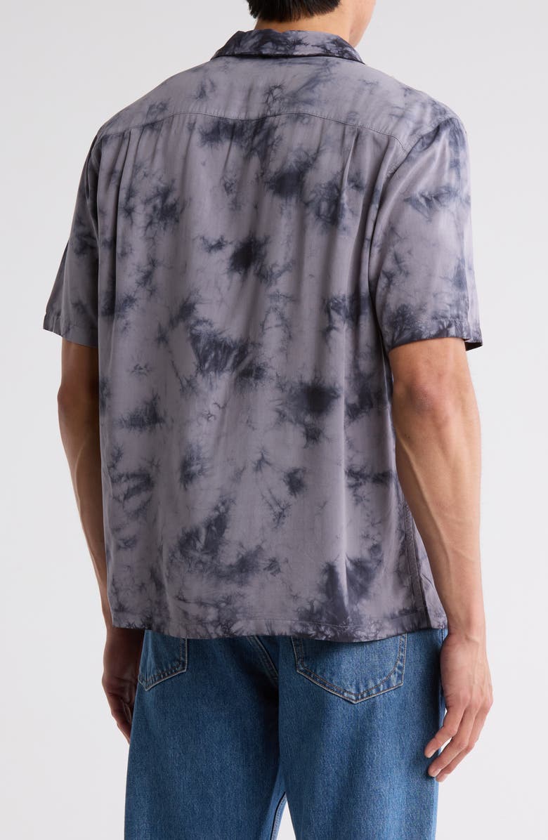 rag & bone Avery Washed Camp Shirt, Alternate, color, Charcoal Grey