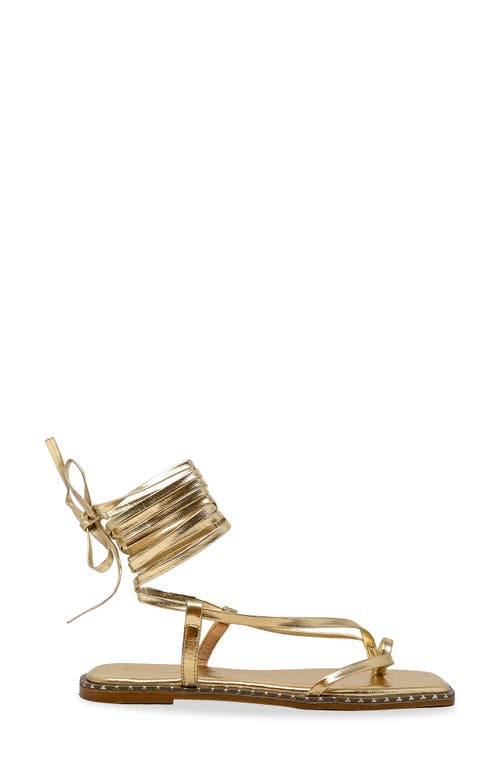 Chase & Chloe Chase And Chloe Studded Ankle Wrap Sandal
