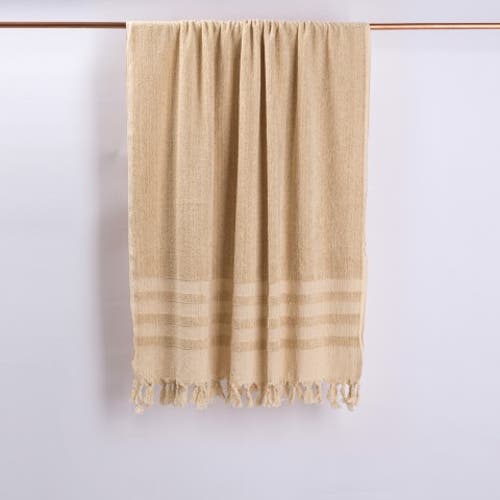 Shop Loom.ist Hand Loomed Linen Terry Bath Towel In Natural