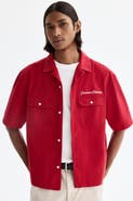 H&M Relaxed-fit short-sleeved utility shirt