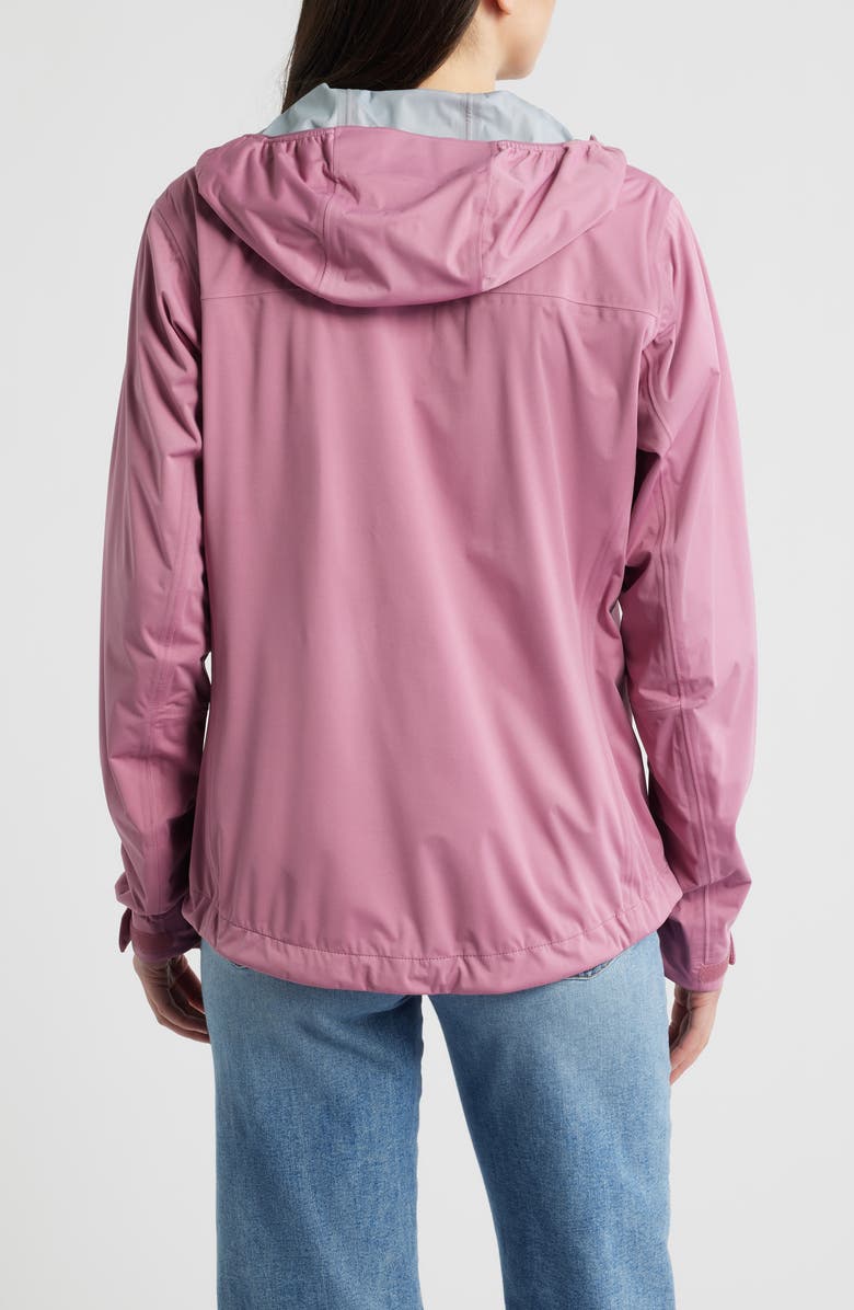 Helly Hansen Momentum 3-Layer Waterproof Hooded Jacket, Alternate, color, Wildberry