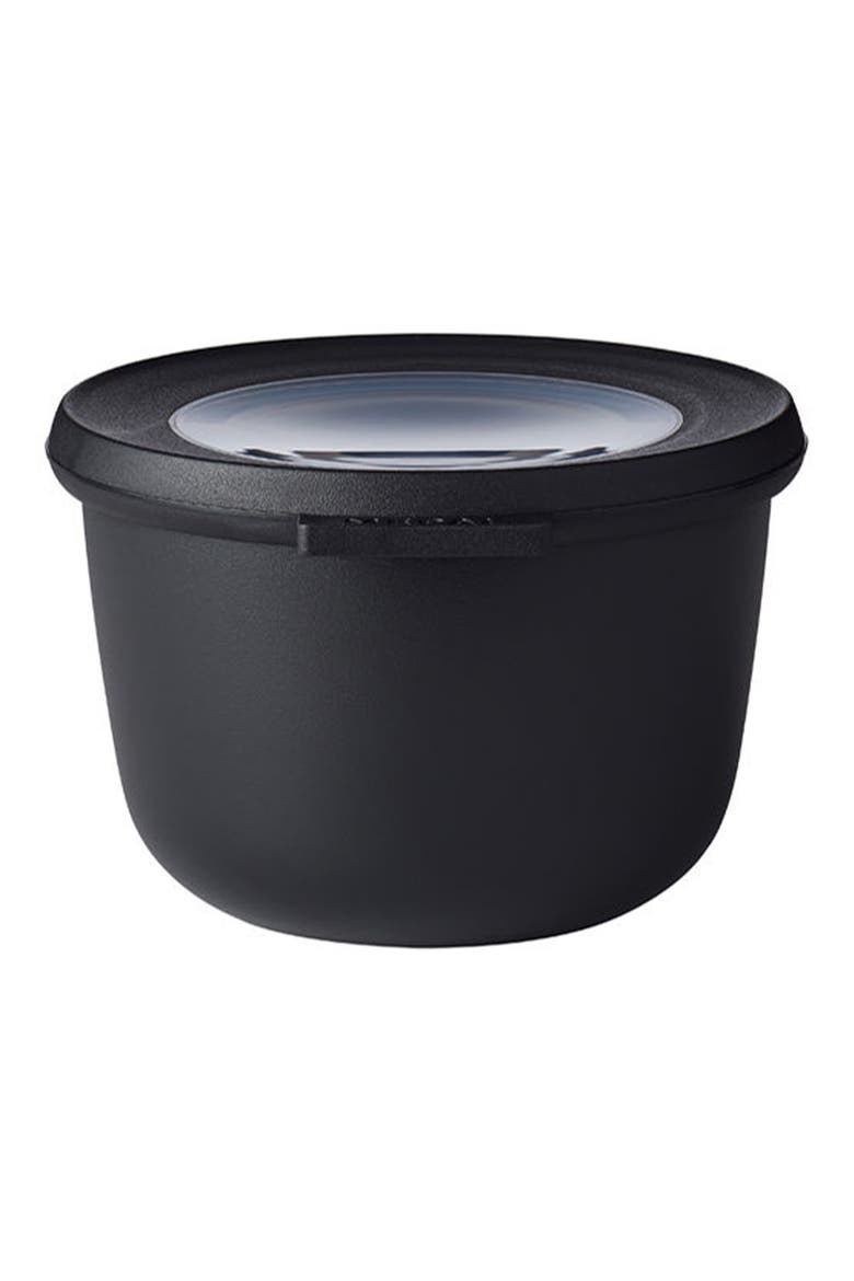 Cirqula Set of 4 Storage Bowls, Alternate, color, BLACK