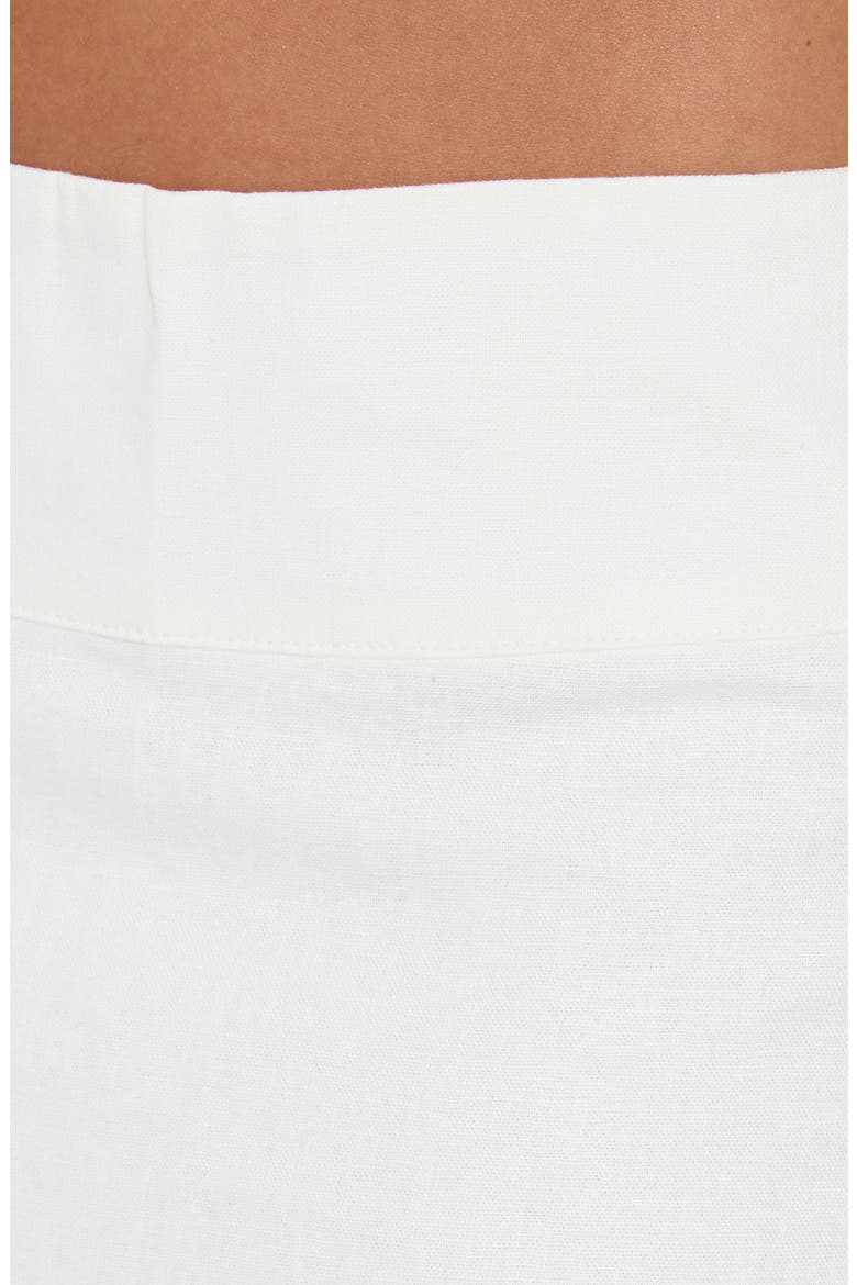 Such Delight Linen Blend Midi Skirt, Alternate, color, WHITE
