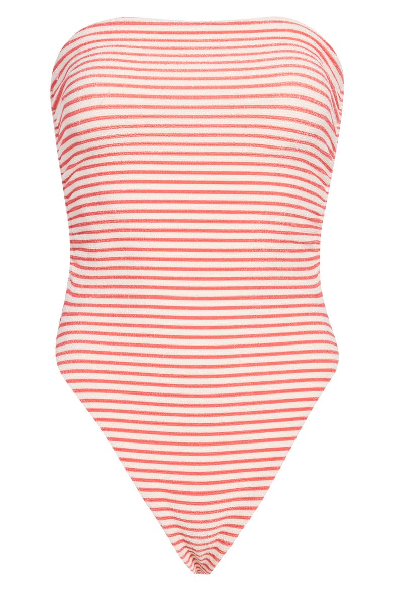 Bahia Strapless One-Piece Swimsuit, Main, color, SUMMERTIME STRIPE