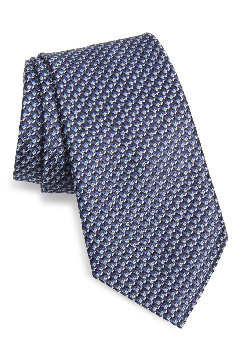 Paglie Silk Tie, Main, color, LIGHT BLUE