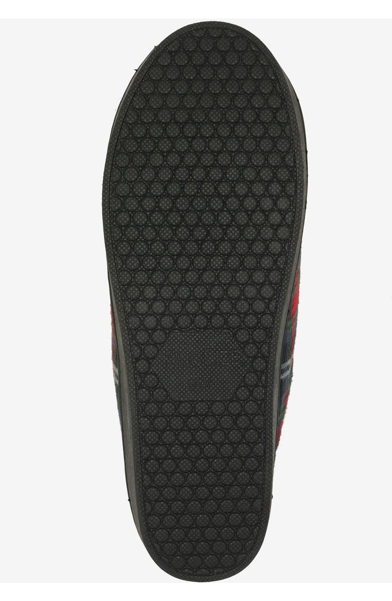 KingSize Fleece Clog Slippers, Alternate, color, Black