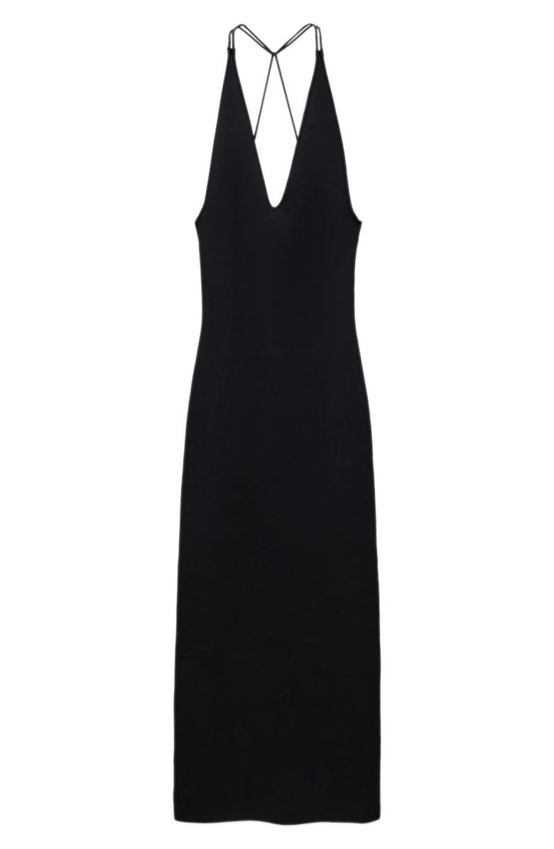 MANGO Side Slit Dress, Alternate, color, 