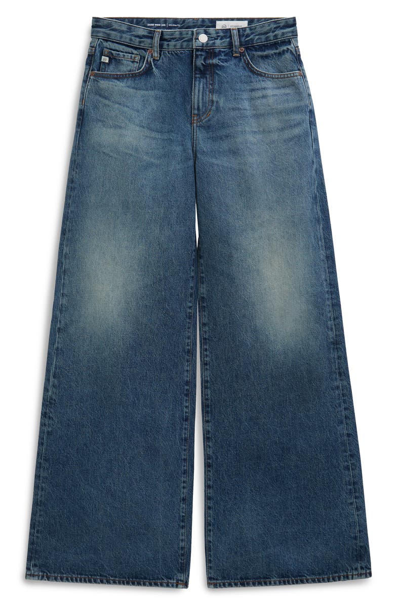 AG Saige High Waist Wide Leg Jeans, Alternate, color, Nostalgia