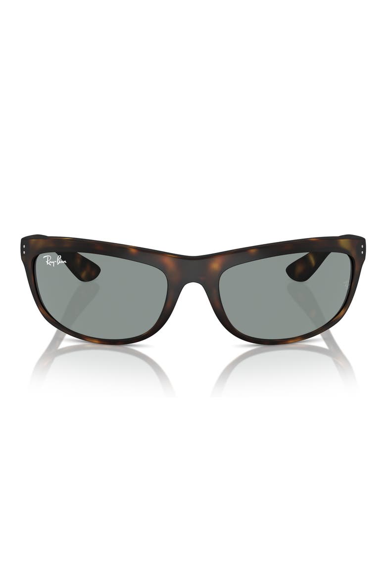 62mm Oversize Rectangular Sunglasses, Main, color, HAVANA