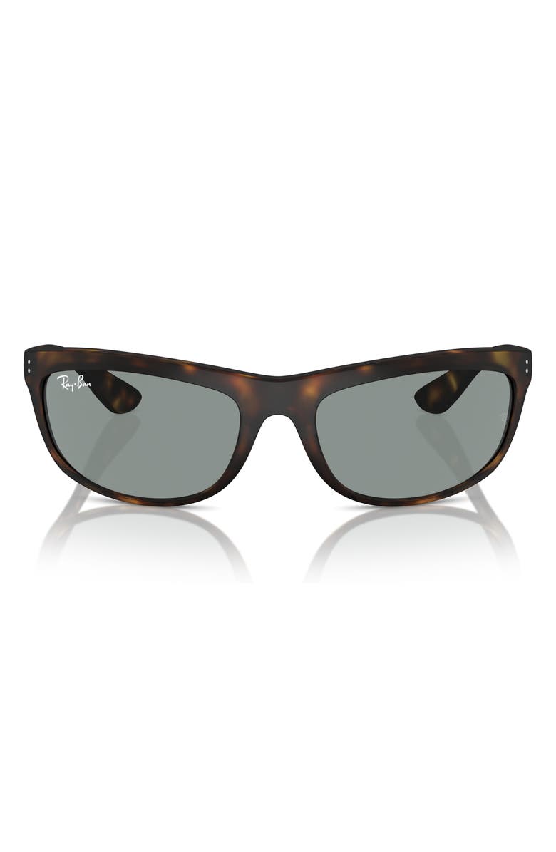 Ray-Ban 62mm Oversize Rectangular Sunglasses, Main, color, Havana