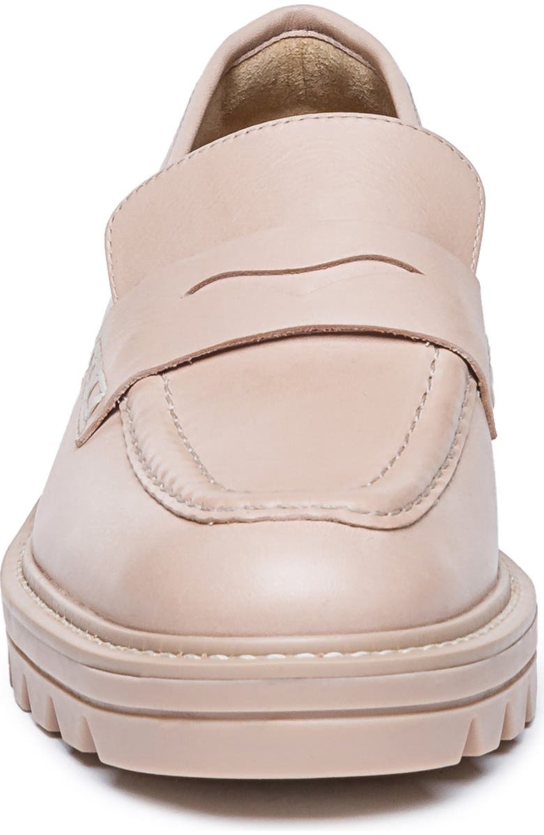 Bernardo Footwear Chandler Platform Penny Loafer, Alternate, color, Blush