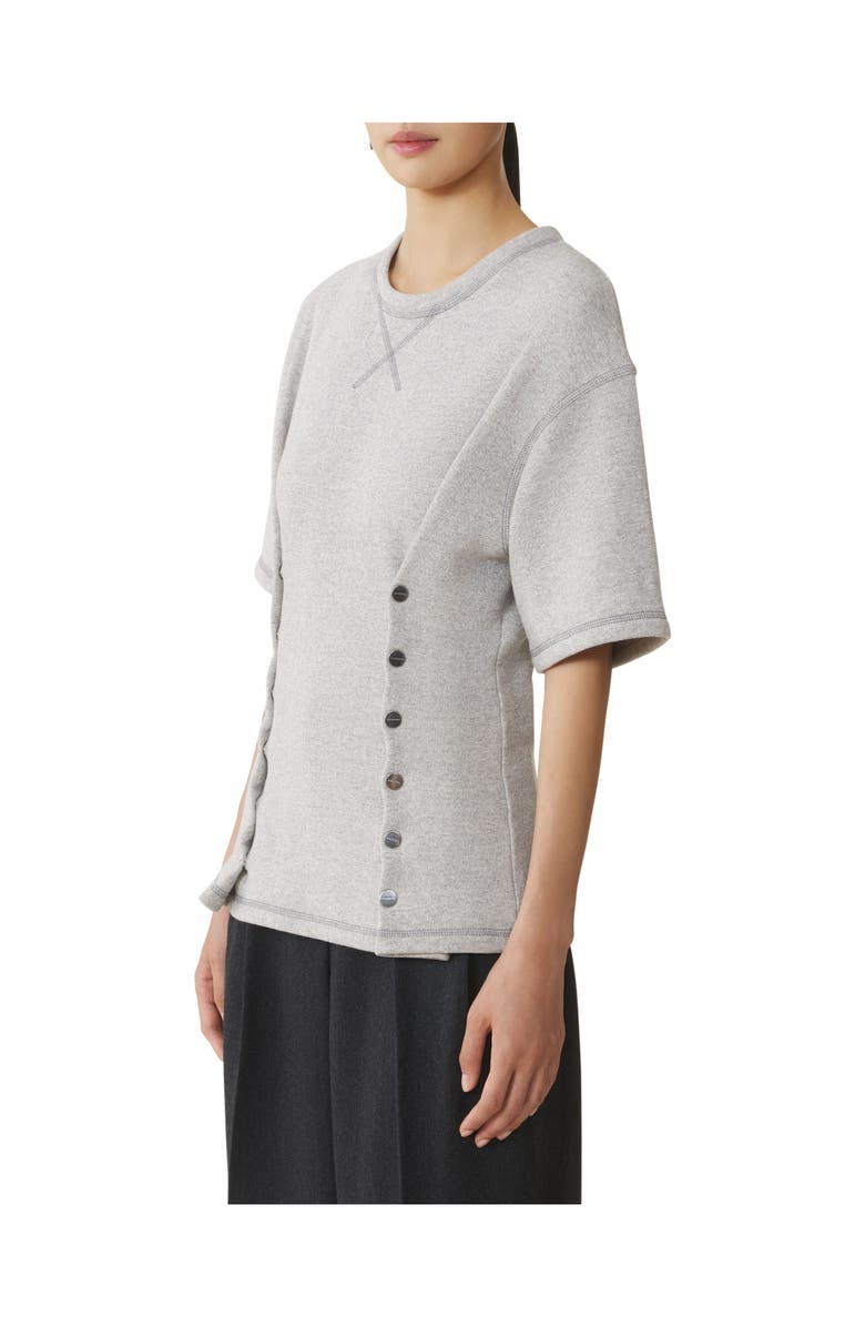 Lanvin Cotton Jersey T-Shirt, Alternate, color, Heather Grey