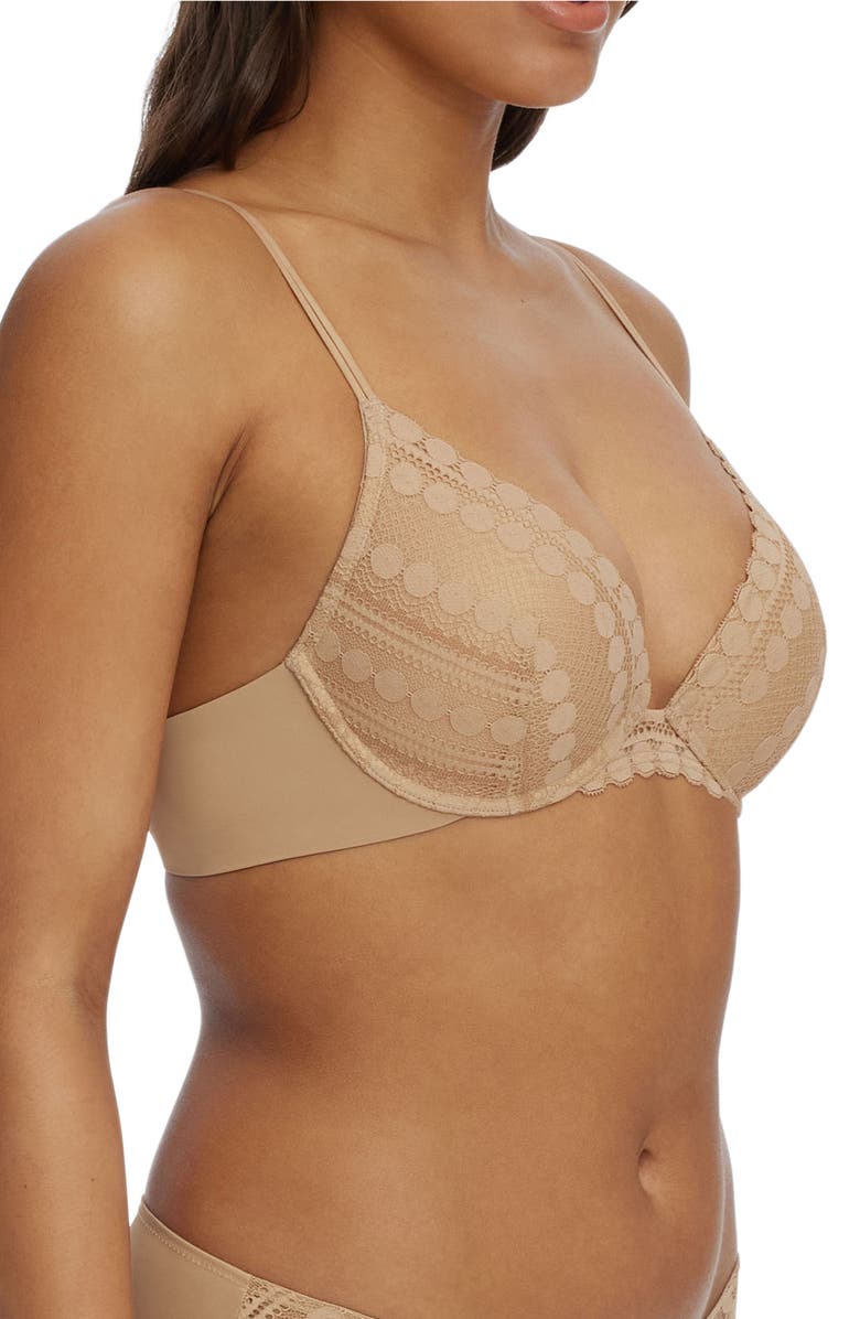 Skarlett Blue Seduced Lace Underwire Push-Up Bra, Alternate, color, Nylon