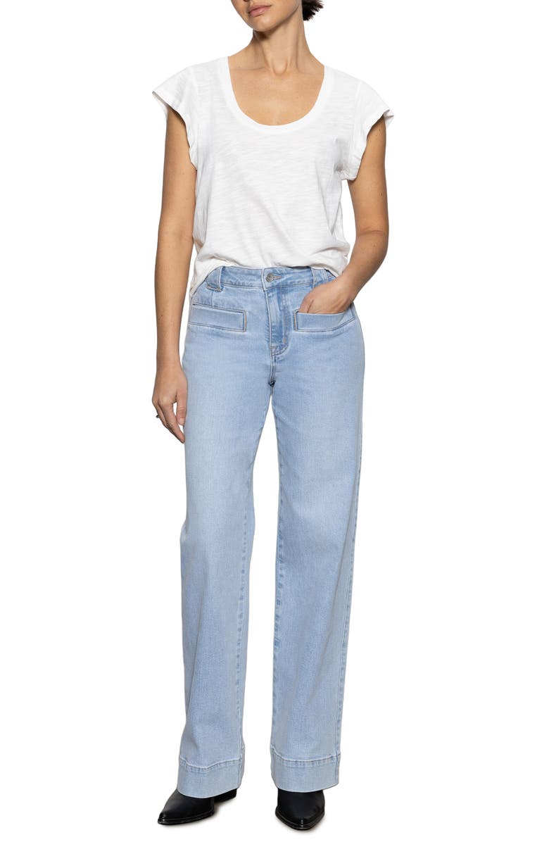 Sanctuary Voyage High Waist Straight Leg Jeans, Alternate, color, 