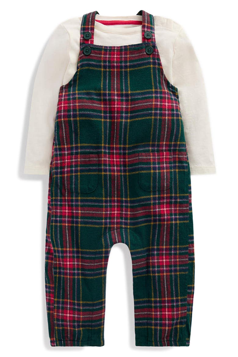Kids' 2-Piece Romper Set, Main, color, BLUE FAMILY CHECK