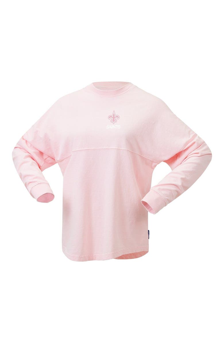FANATICS Women's Fanatics Branded Pink New Orleans Saints Millennial Spirit Jersey T-Shirt, Alternate, color, 