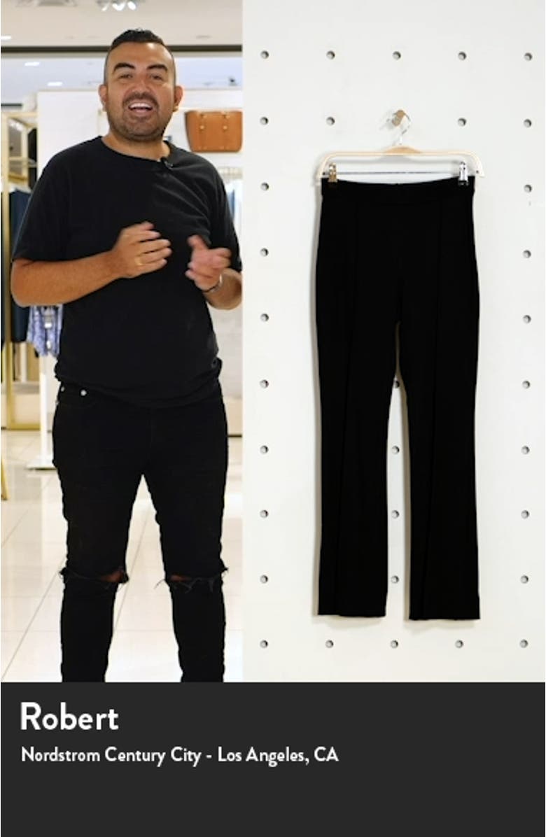 Crop Flare Knit Pants, sales video thumbnail