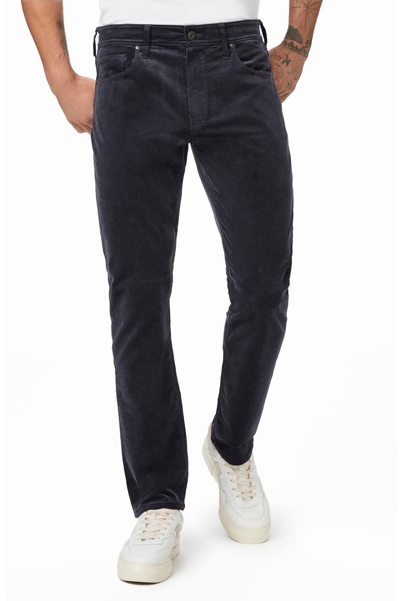 Lennox Slim Fit Corduroy Pants, Main, color, DEEP ANCHOR