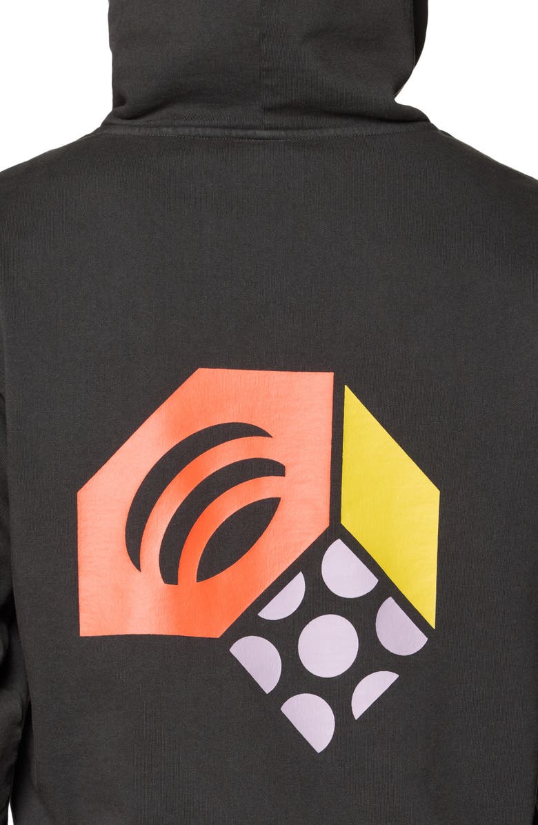 Mountain Hardwear Tricolor Logo Graphic Hoodie, Alternate, color, Stealth Grey