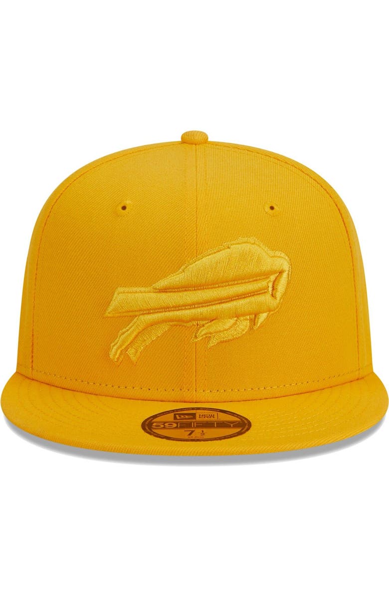 New Era Men's New Era Gold Buffalo Bills Color Pack 59FIFTY Fitted Hat, Alternate, color,