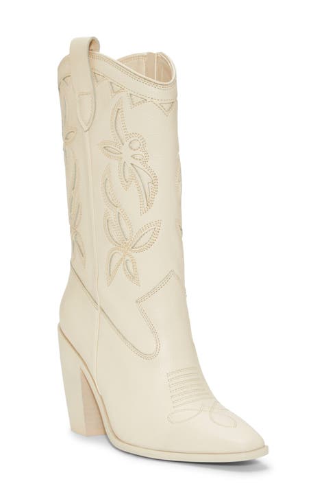 Ivory Cowboy Boots for Women Nordstrom