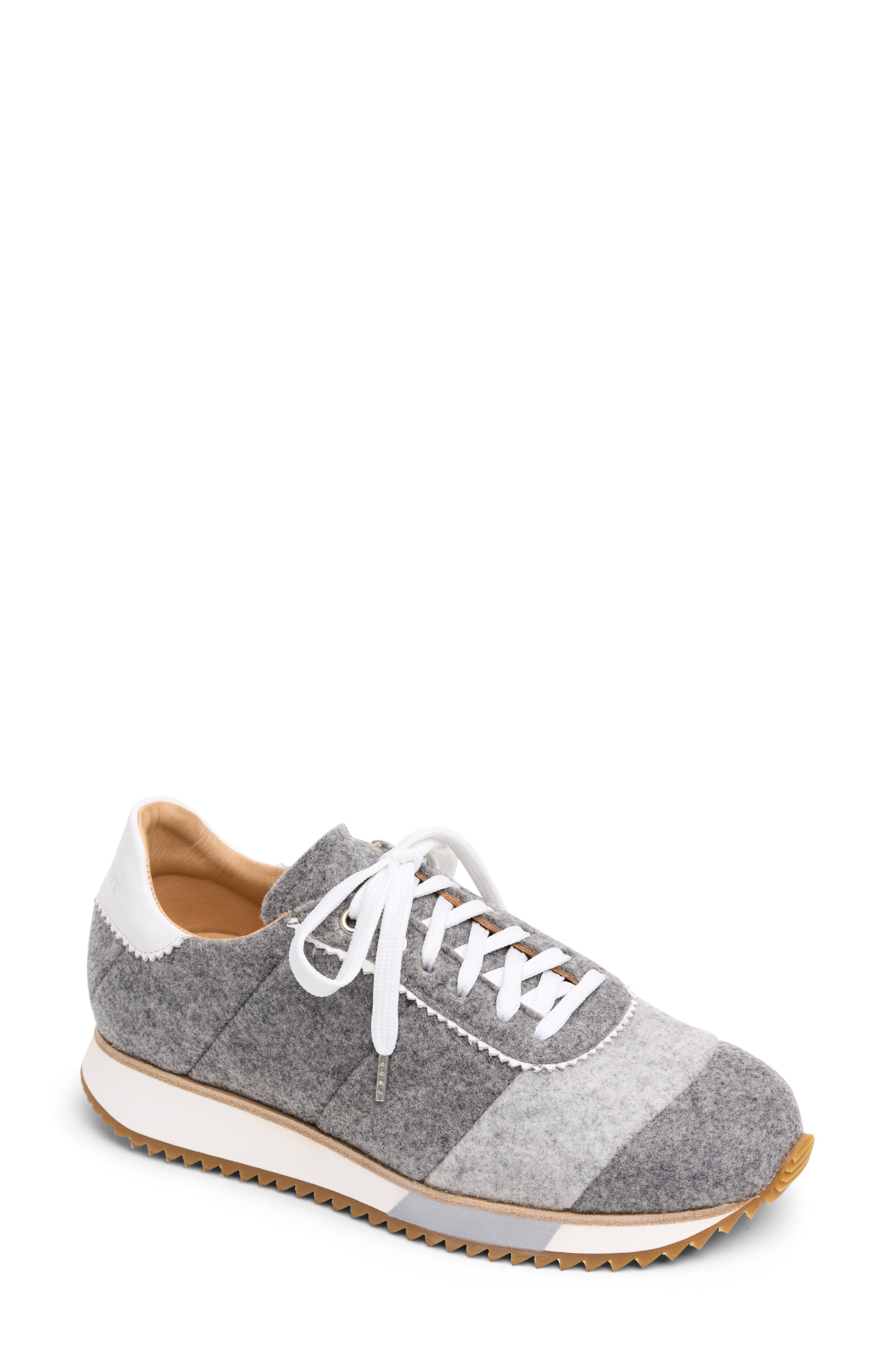 The Office of Angela Scott The Quinn Felted Wool Sneaker, Main, color, 