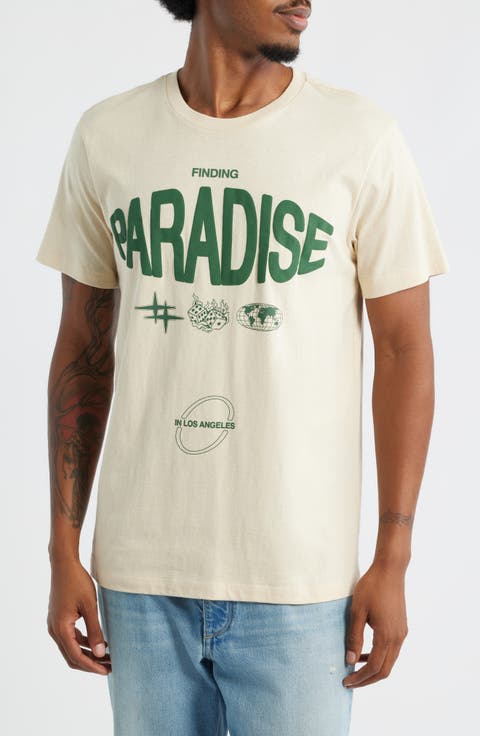 Finding Paradise Cotton Graphic T-Shirt