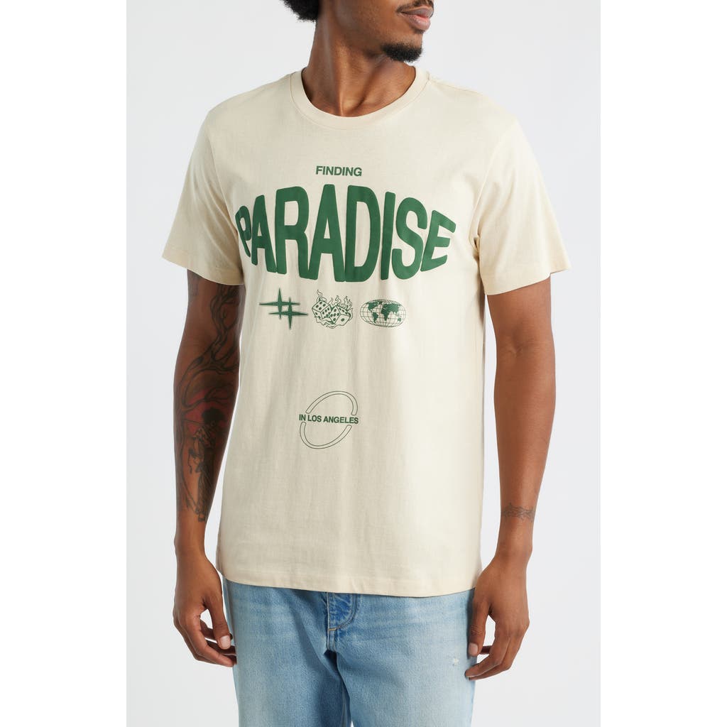 The Forecast Agency Finding Paradise Cotton Graphic T-Shirt in Sand  product