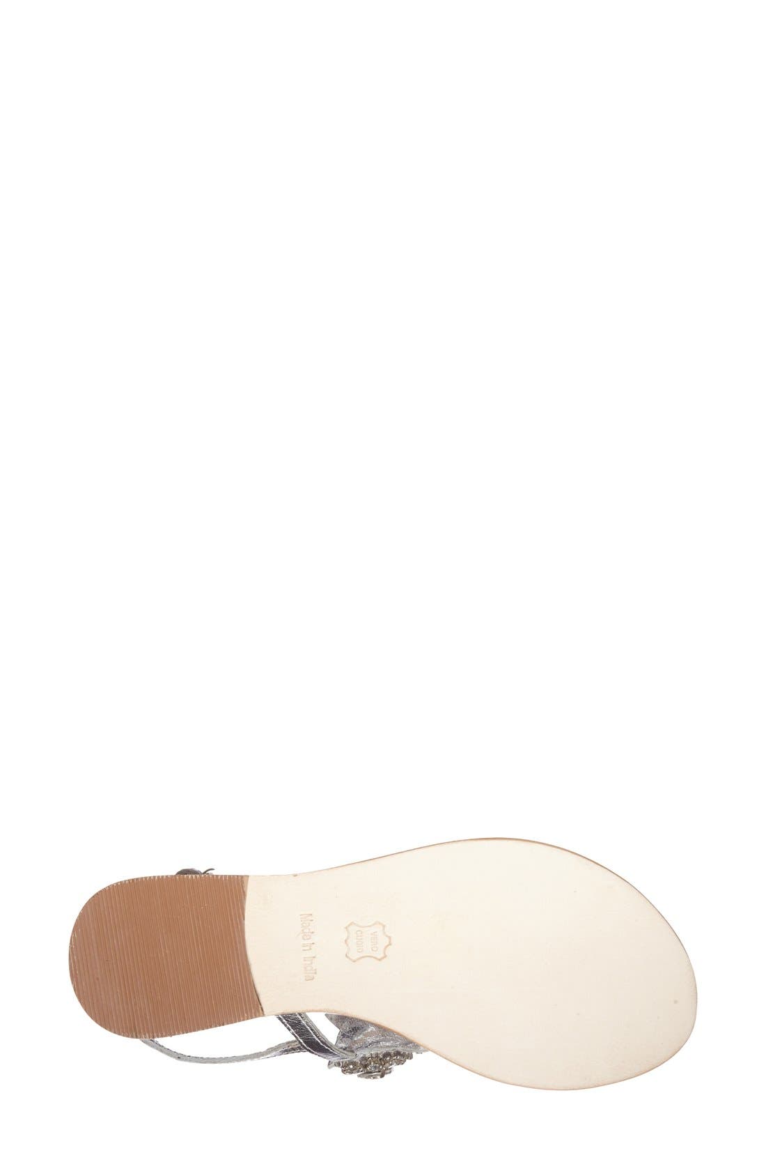 Lauren Lorraine 'Ibiza' Crystal Thong Sandal, Alternate, color, 