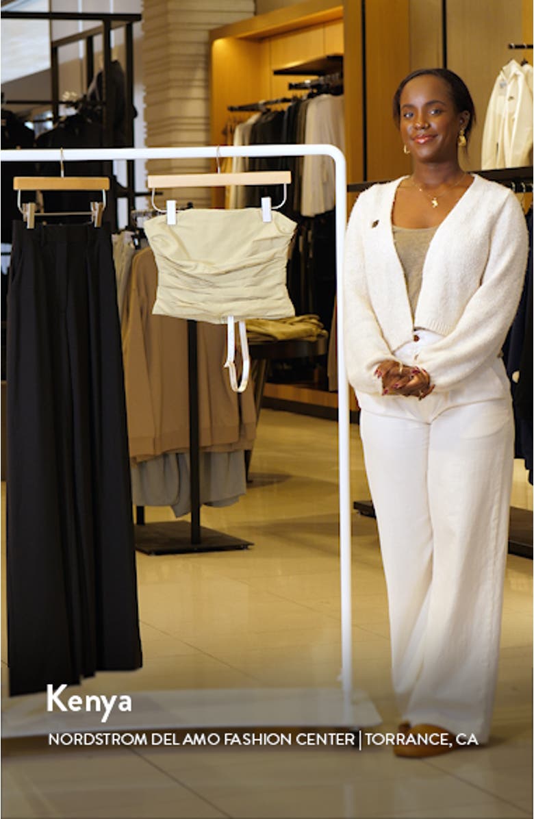 Pleated Strapless Corset Top, sales video thumbnail