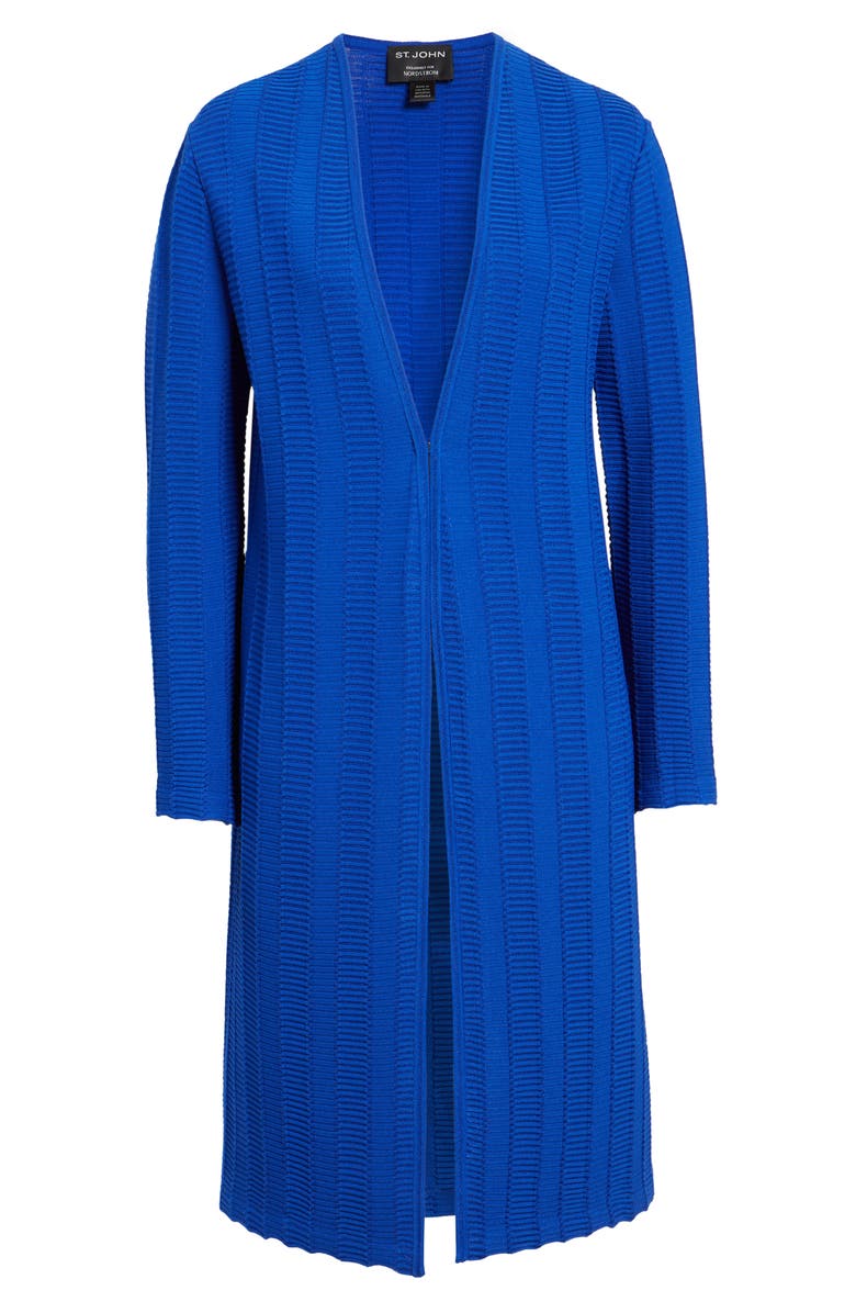 St. John Collection Architectural Ottoman Knit Jacket, Alternate, color,