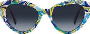 Kate Spade New York paisleigh 55mm gradient cat eye sunglasses