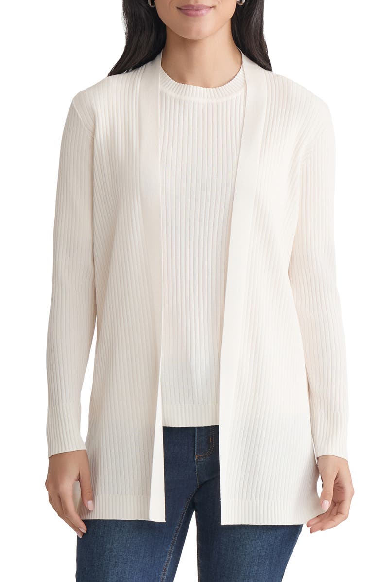 Jones New York Sutton Rib Cardigan, Main, color,