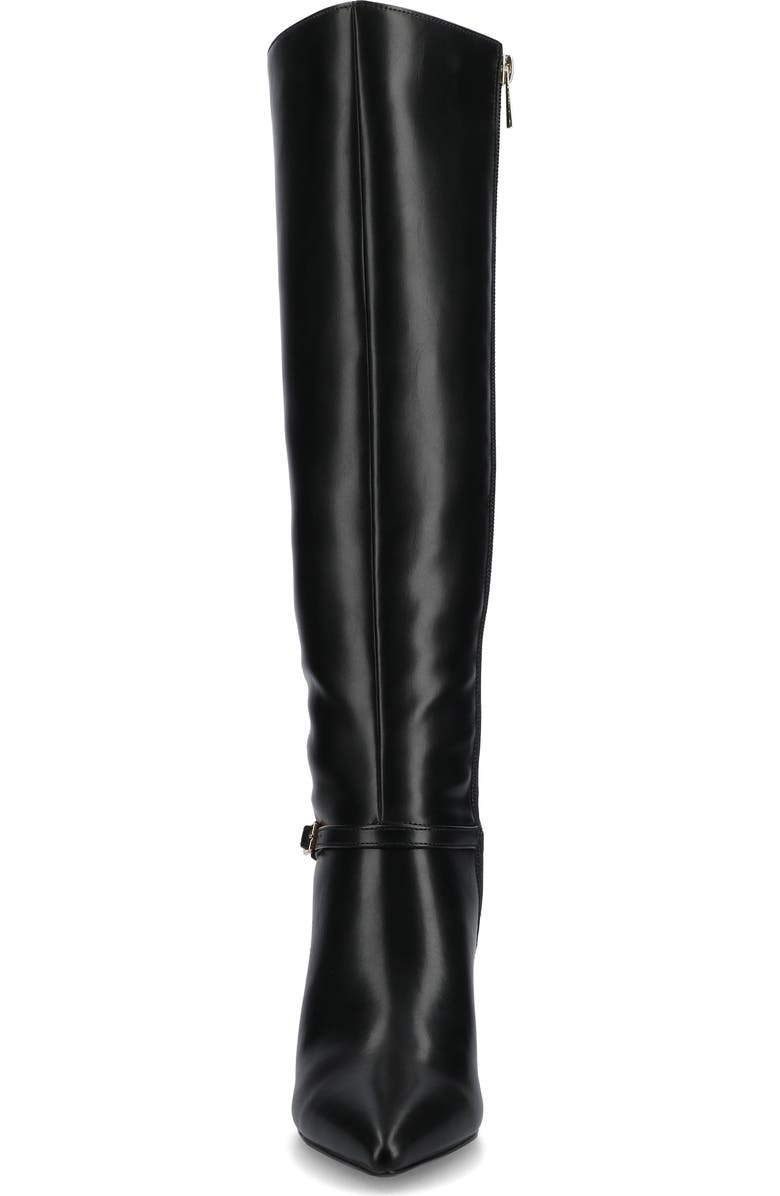 Journee Collection Elara Tall Boot, Alternate, color, Black