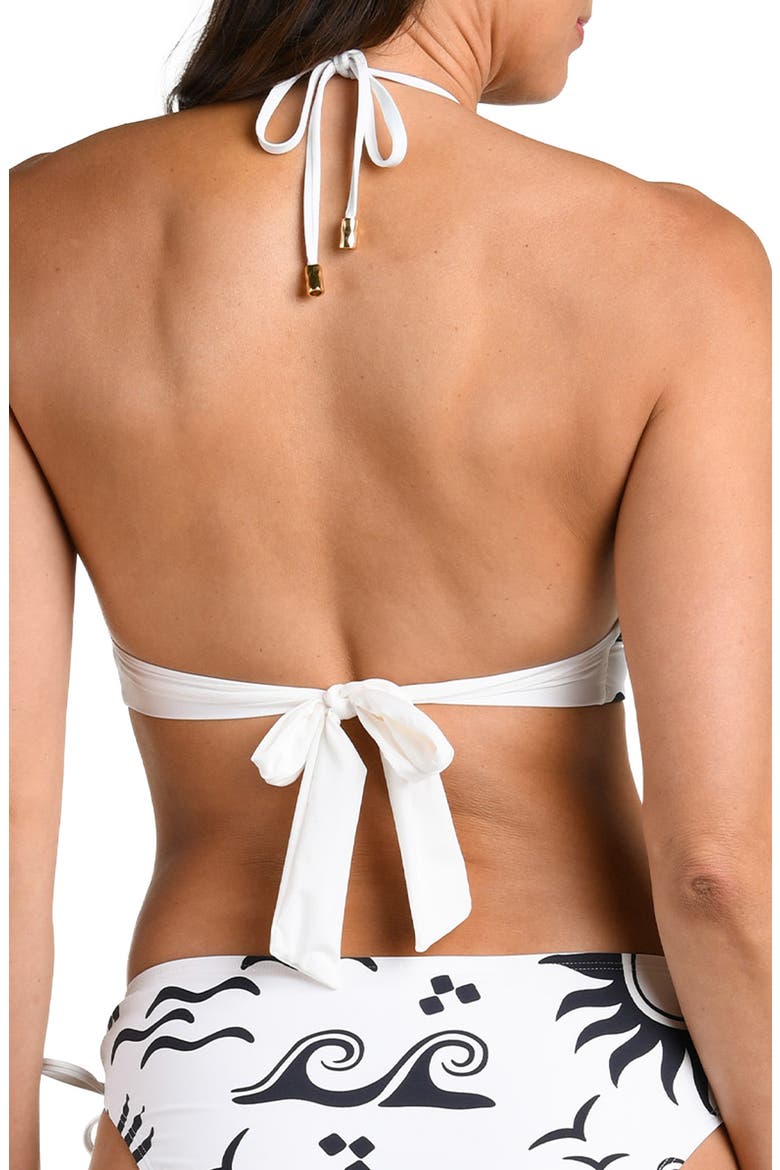 Waves of Rio Banded Halter Bikini Top, Alternate, color, IVORY