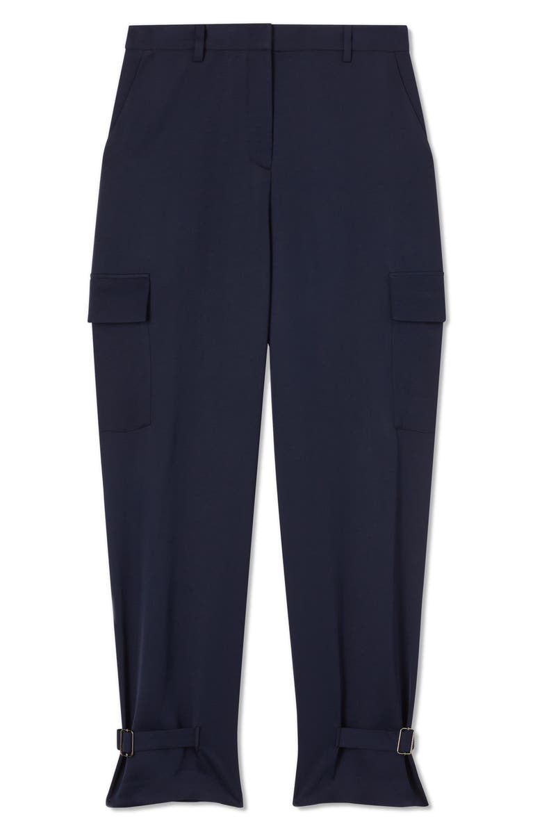 LK Bennett Luna Cargo Pants, Alternate, color, Navy