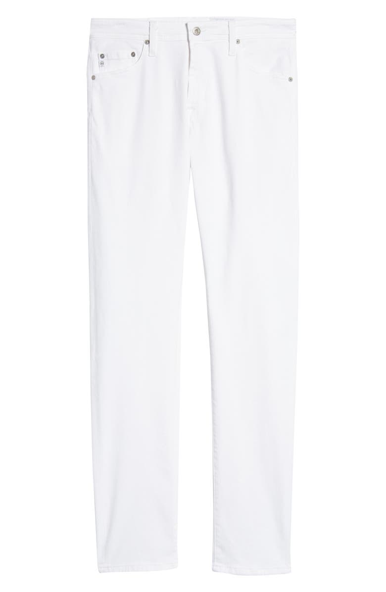 AG Tellis Slim Fit Jeans, Alternate, color, White